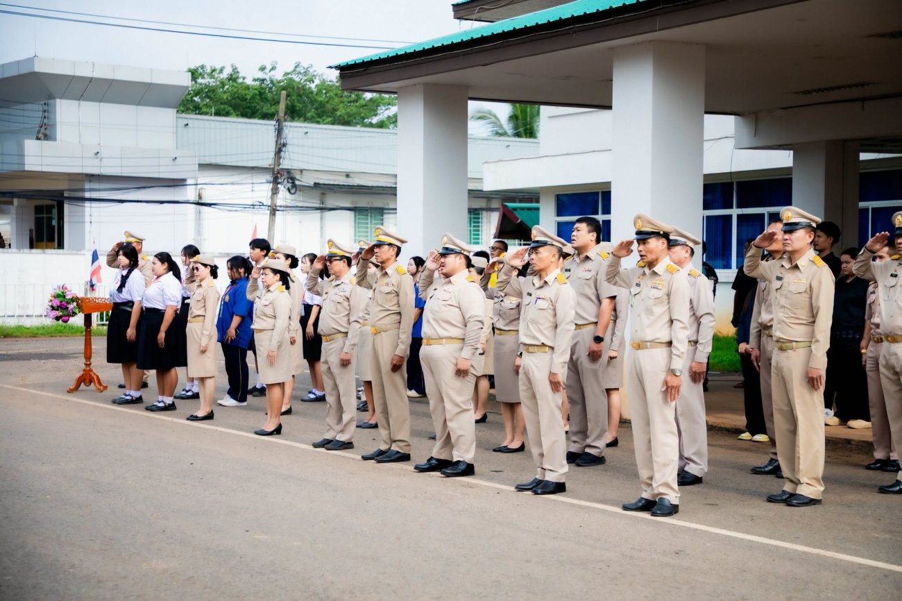 กิจกรรมเข้าแถวเคารพธงชาติ ประจำเดือนตุลาคม พ.ศ. 2569